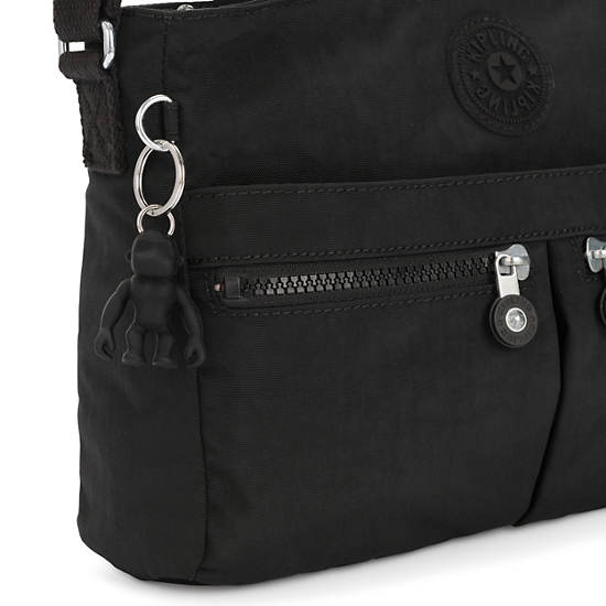 Kipling New Angie Crossbody Bags Black Noir | CA 1192WN